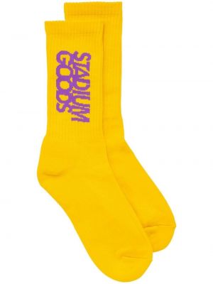 Ponožky s potiskem Stadium Goods žluté
