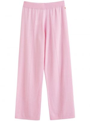 Παντελόνι σε φαρδιά γραμμή Chinti & Parker ροζ