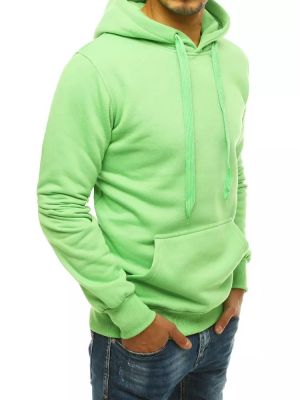Džemperis ar kapuci Dstreet zaļš
