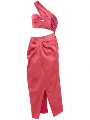 Midi obleka Cult Gaia roza