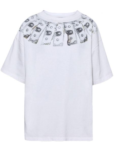 Koszulka bawełniana z nadrukiem Saint Mxxxxxx biała