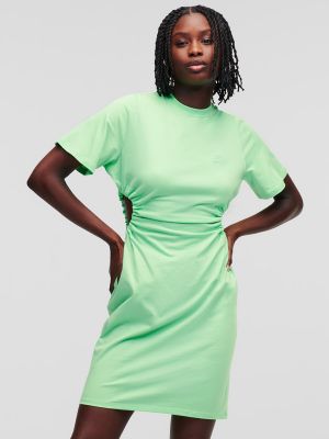 Košeľové šaty Karl Lagerfeld zelená