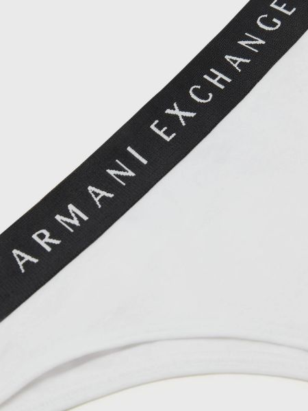 Бавовняні труси Armani Exchange білі