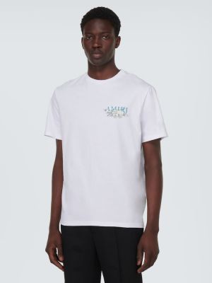 Памучна тениска от джърси Amiri бяло