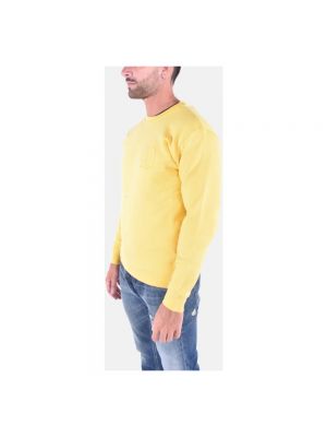 Bluza z okrągłym dekoltem Dondup żółta