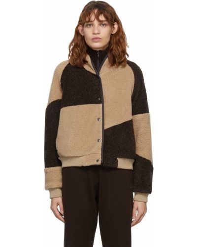 Флісова куртка Woolrich, коричнева