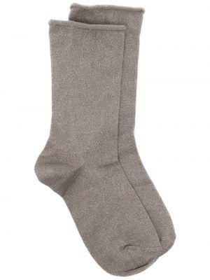 Kašmírové ponožky Brunello Cucinelli hnedá