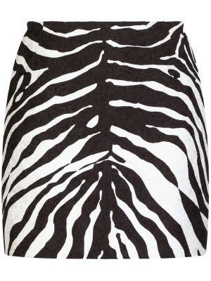 Minirock mit print mit zebra-muster Dolce & Gabbana