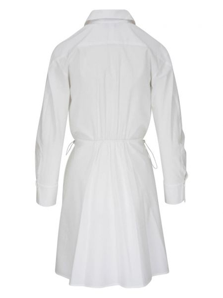 Prosta sukienka bawełniana Vince biała