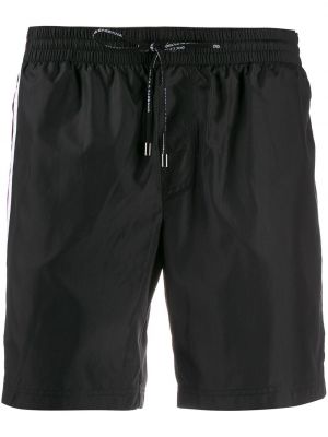 Stripete shorts Dolce & Gabbana svart