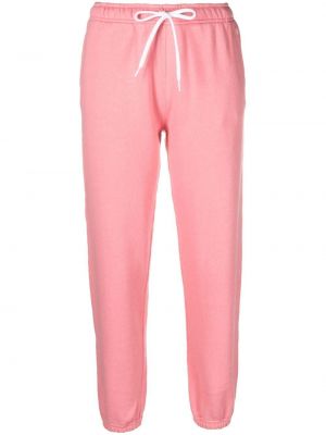 Flisiniai sportinės kelnes Polo Ralph Lauren rožinė