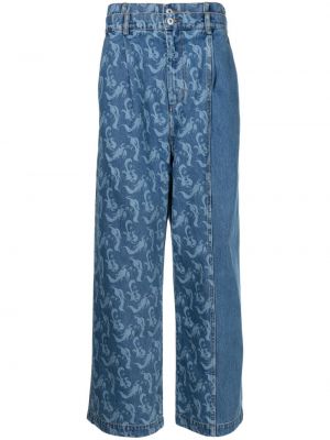 Pantalon Feng Chen Wang bleu