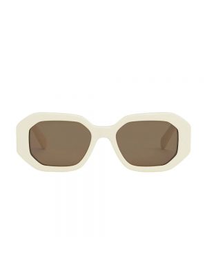 Okulary przeciwsłoneczne w grochy w geometryczne wzory Céline