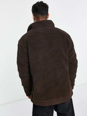 Куртка с карманами Le Breve коричневая