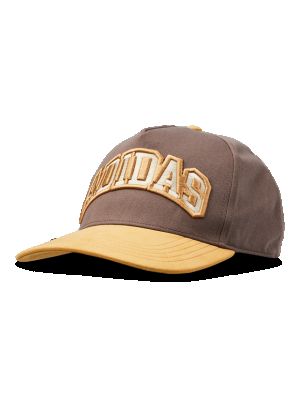 Cappello con visiera Adidas marrone