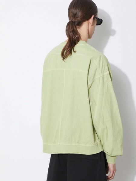 Bluza dresowa bawełniana Pleasures zielona