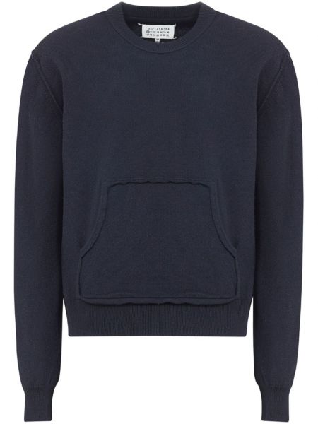 Sweatshirt cepli Maison Margiela mavi