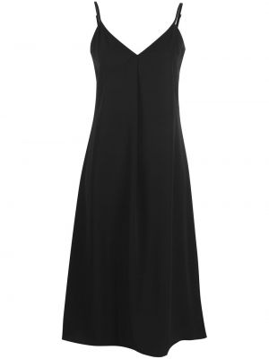 V-hals dress Dkny svart