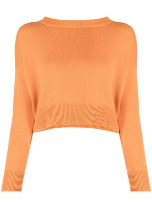 Кашмирен пуловер Teddy Cashmere оранжево