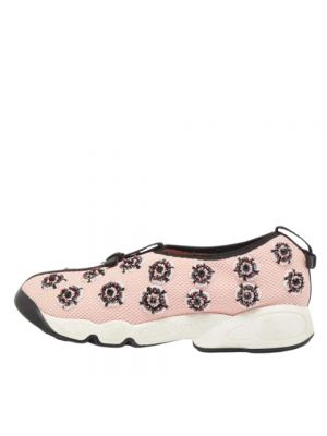 Sneakersy z siateczką Dior Vintage różowe
