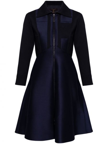 Σατέν φόρεμα σε στυλ πουκάμισο Louis Vuitton Pre-owned