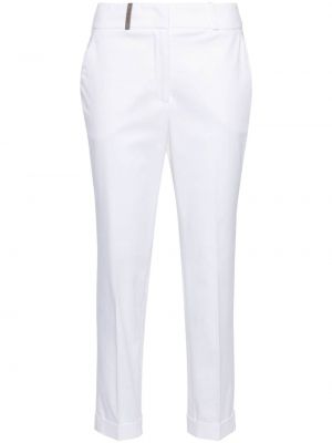 Pantaloni Peserico alb
