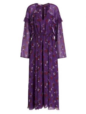Vestido largo Giamba violeta