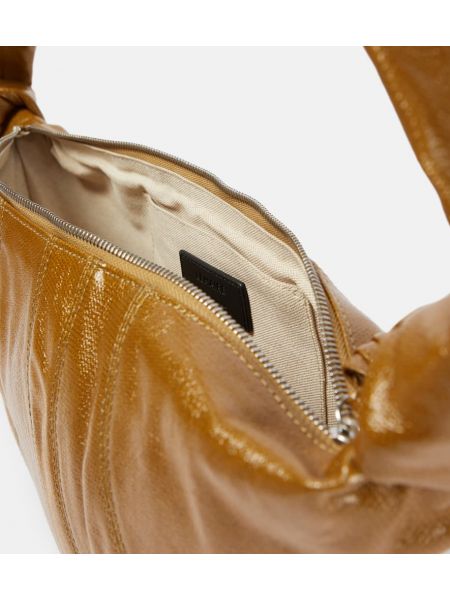 Kožená kabelka z ekologickej kože Lemaire zlatá