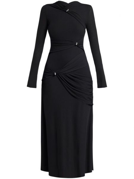 Μίντι φόρεμα Chats By C.dam μαύρο