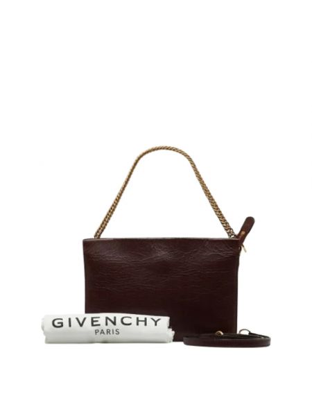 Torba bawełniana Givenchy Pre-owned brązowa