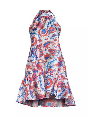 Платье мини с принтом с узором пейсли Stella Jean