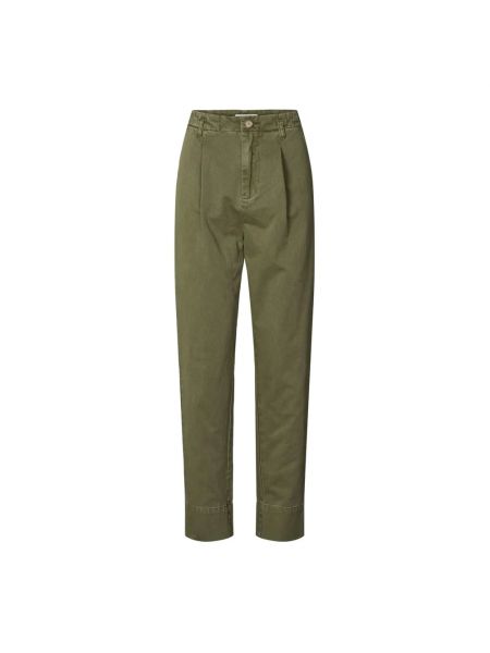 Spodnie Rabens Saloner zielone