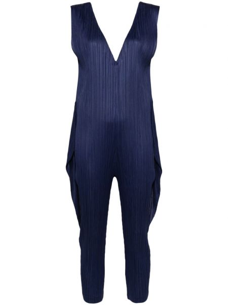 Plisseret overall Pleats Please Issey Miyake blå