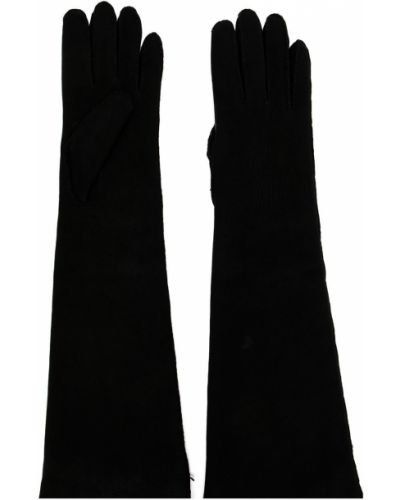 Mănuși din piele Bottega Veneta Pre-owned negru