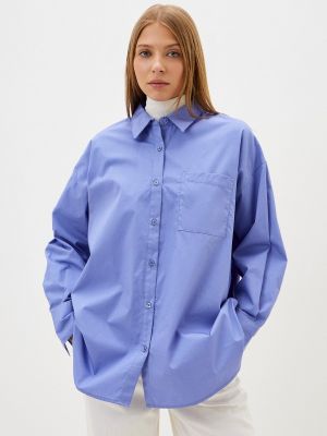 Джинсовая рубашка Gloria Jeans фиолетовая
