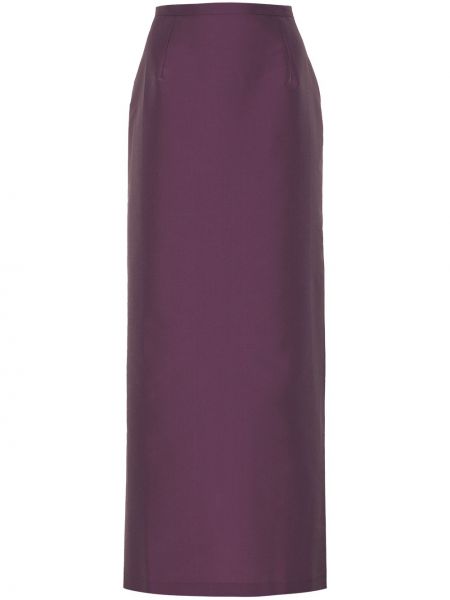 Falda larga ajustada Bernadette violeta