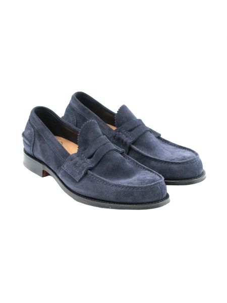 Loafers de ante Church's azul