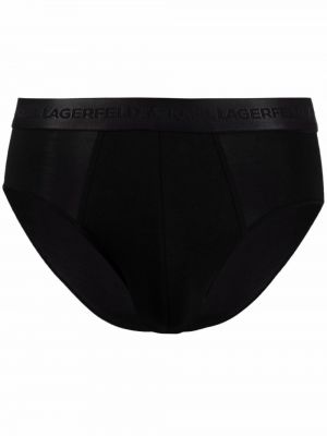 Lyocell boksershorts Karl Lagerfeld svart