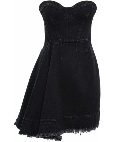 Mini šaty Alexander Mcqueen čierna