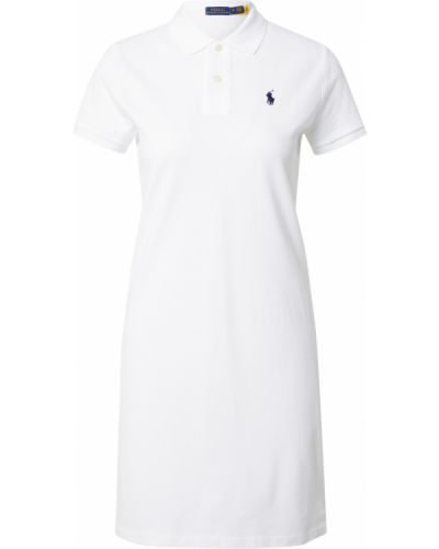 Priliehavé šaty Polo Ralph Lauren biela