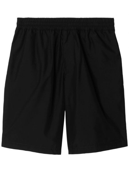 Bomuld bermudashorts Burberry sort