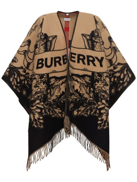 Ull kappe Burberry beige