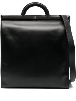 Nakupovalna torba s potiskom Valentino Garavani črna