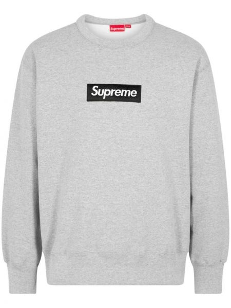 Sweatshirt mit rundhalsausschnitt Supreme grau