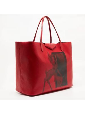 Bolso shopper de cuero Givenchy Pre-owned rojo