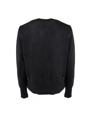 Sweter z okrągłym dekoltem Fendi czarny