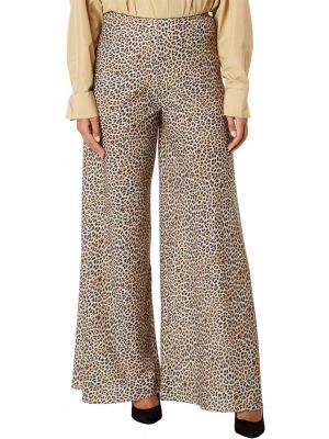 Леопардовые брюки Norma Kamali