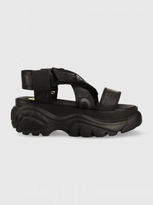 Sandály na platformě Buffalo černé