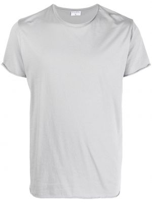 Bavlněné tričko Filippa K šedé