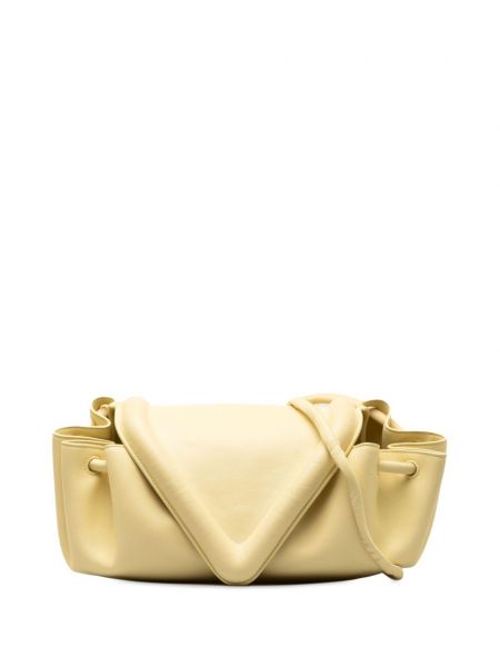 Τσάντα χιαστί Bottega Veneta Pre-owned κίτρινο